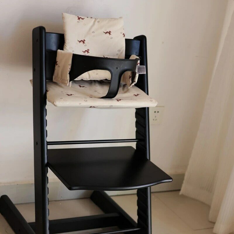 Przenośna poduszka zabezpieczająca na wysokie krzesełko dla dziecka pokrycie siedzenia wózka dziecięcego drukowana podkładka na