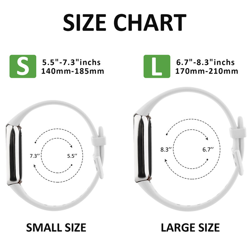 สายนาฬิกาซิลิโคนแบบนิ่มสำหรับสายนาฬิกา Fitbit Luxe สายนาฬิกาข้อมือสำหรับเปลี่ยนสายรัดข้อมือสำหรับ Fitbit Luxe อุปกรณ์เสริมนาฬิกาอัจฉริยะแบบปรับได้