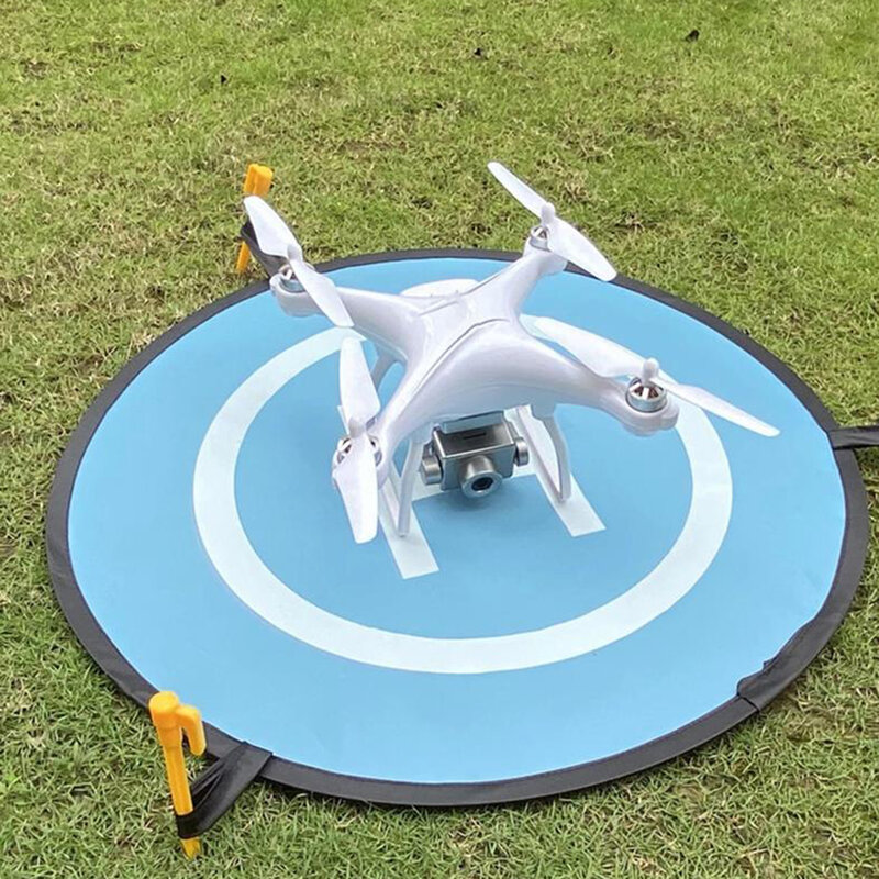 Aerial-almohadillas de aterrizaje para drones con doble cara, almohadilla de aterrizaje impermeable de fácil transporte para Quadcopters