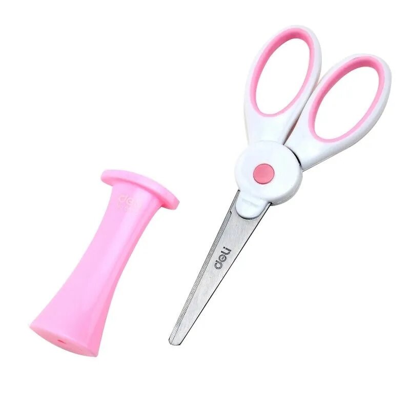 Deli Kawaii Magic Rabbit Mini Safety Scissors Office School Supply Tailor Home Shears Paper Cutter Tool Children Stationery Gift