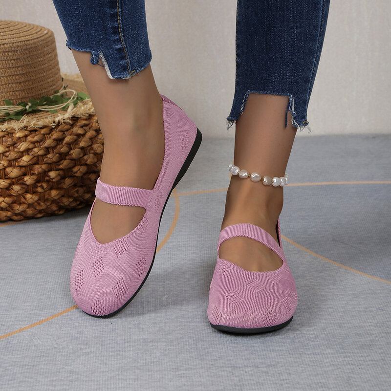 Women Flats Shoes Slip on Loafers for Women Single  Hollow Out Fashion Casual Shoes for Ladies Lolita Shoes Sneakers Women