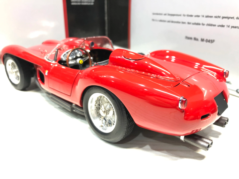 Alloy Metal Car Model Toy, Real Testa Rossa, Simulação totalmente aberta, Edição limitada, Alloy Metal, Toy Gift, CMC 1:18 250TR, 1958