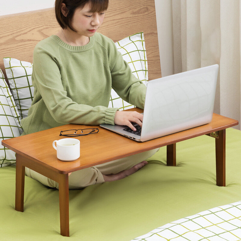 Foldable Laptop Desk Living Room Dining Apartment Tea Table Simple Modern Table Minimalist Baboo Coffee Table