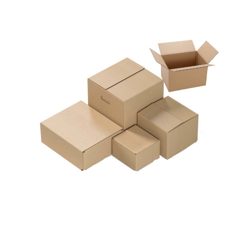 Kunden spezifische Qualität Größe Wellpappe doppelwandige Wellpappe Transport produkte Lagerung Enviro packing Box für kleine Unternehmen