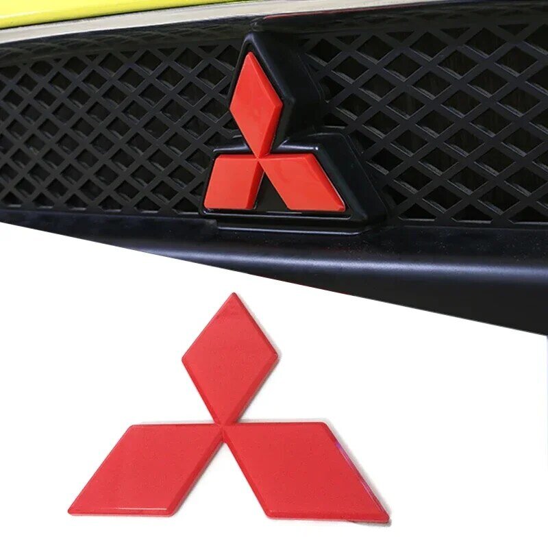 شارة شعار الشبكة الأمامية لرأس السيارة ، ملصقات إعادة تجديد الصندوق الخلفي ، إكسسوارات السيارات الخارجية ، ABS ، Pajero V3