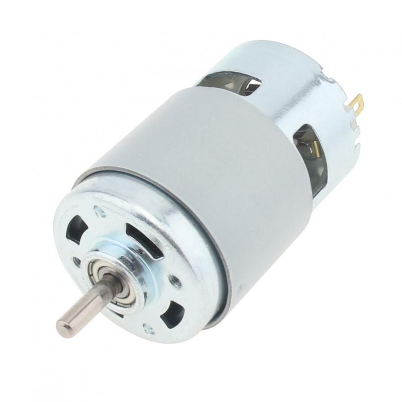 775 Motor mikro DC Motor DIY alat pemoles elektrik aksesori untuk alat rumah tangga kecil dengan M10 batang penghubung baut flensa