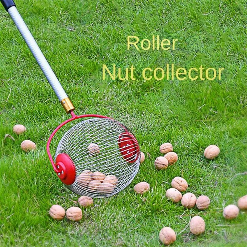 Stainless Steel Chestnut Pickup Adjustable Ball Collector Fruit Collector New Nut Collector Fruit Picker Tools Walnut Pickup