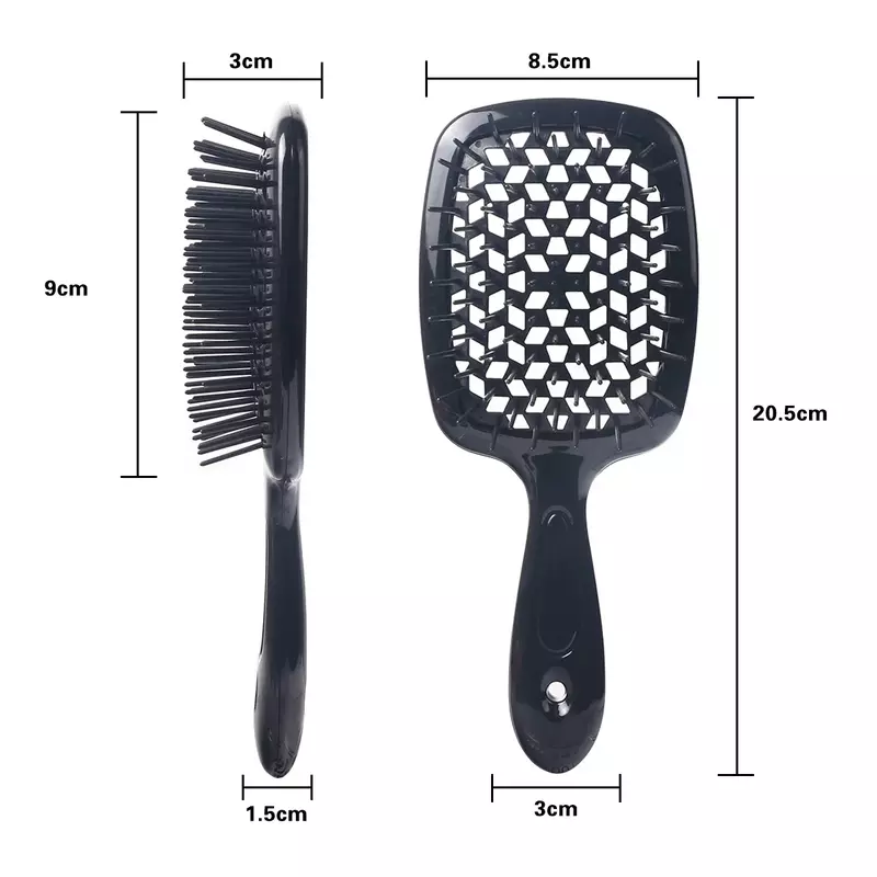 Peine enredado para desenredar el cabello, cepillo de masaje, cepillos para cabello rizado húmedo, herramientas de peinado para peluquería