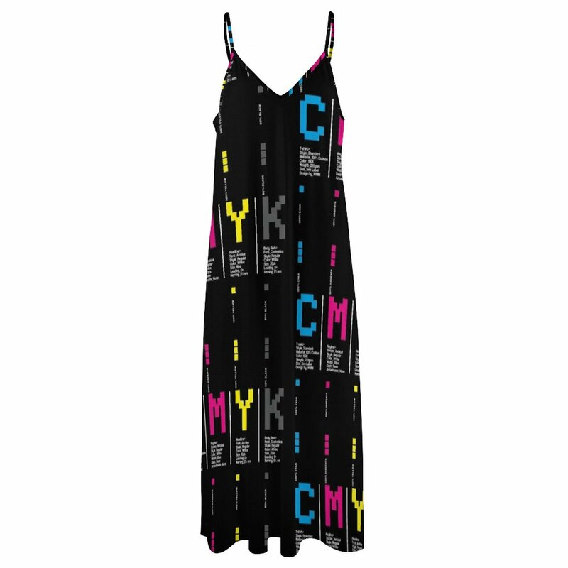 CMYK Color Typography Typeface Prepress Graphic Design Sleeveless Dress prom dresses Clothing Prom gown