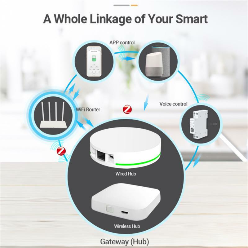 TUYA ZigBee Smart Circuit Breaker con misurazione 1P 1-63A guida DIN per Smart Home Wireless Remote Control Switch Smart Life APP