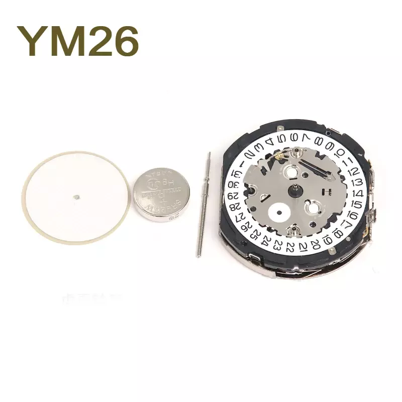 Oryginalny, nowy importowany mechanizm YM26A ośmioma wskazówkami mechanizmu kwarcowego zamiast akcesoriów do zegarków YM2JA
