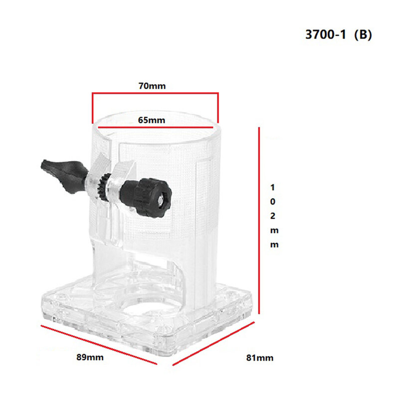 Zubehör Basis Basis der Trimm maschine Basis der Trimm maschine 130-1 (a)/130-1 (b) Kunststoff transparente Basis langlebiges Feuerzeug