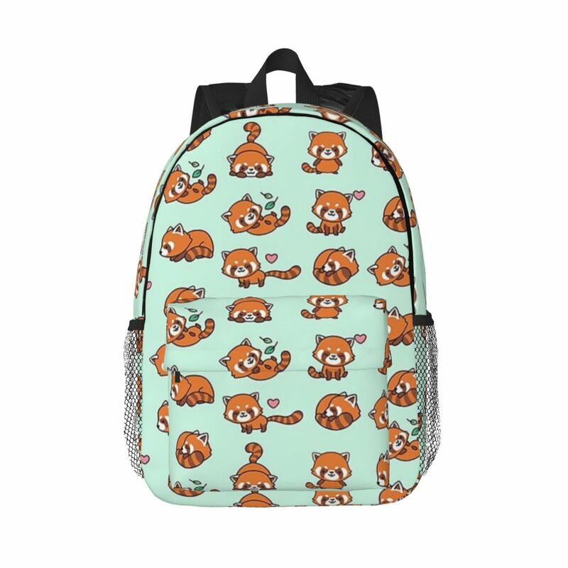 Red Panda Animal Backpacks Teenager Bookbag Casual Students School Bags Laptop Rucksack Shoulder Bag Large Capacity
