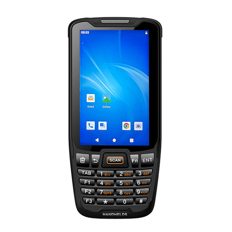 Hidon OEM 4นิ้ว SDM2290 4-core อุปกรณ์อุตสาหกรรม Android13แรม4GB 64GB รอม IP65กันน้ำได้21คีย์พร้อม nfc/rfid