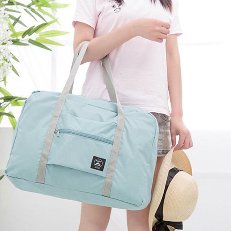 여성용 다목적 대용량 컴팩트 여행 보관 가방, 광택 핸드백 크로스바디 러기지 백, 야외용 건조 가방