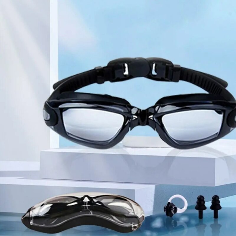 Occhiali da nuoto antiappannamento occhiali da nuoto con protezione UV per visione ampia occhiali da immersione impermeabili Unisex sport acquatici estivi