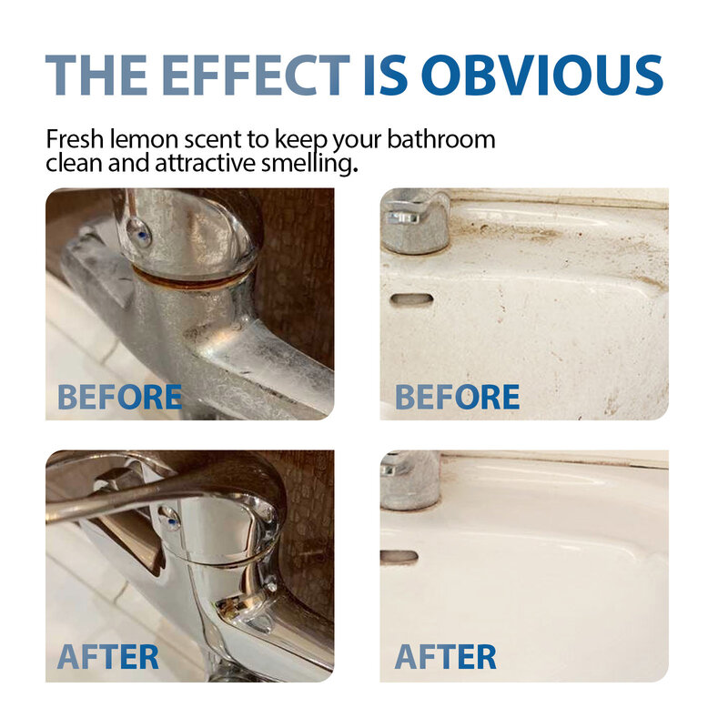 Limpiador de baño antibacteriano, espuma de jabón destructora para baños, duchas y bañeras