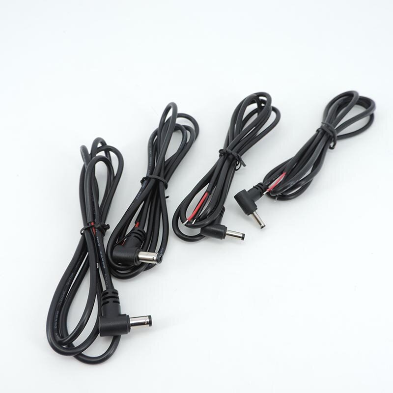 1m DC Power Cable 4.0x1.7 3.5x1.35mm 5.5x2.1mm 2.5mm DC Cable 22AWG Extension Cord Male Female connector For CCTV Camera 