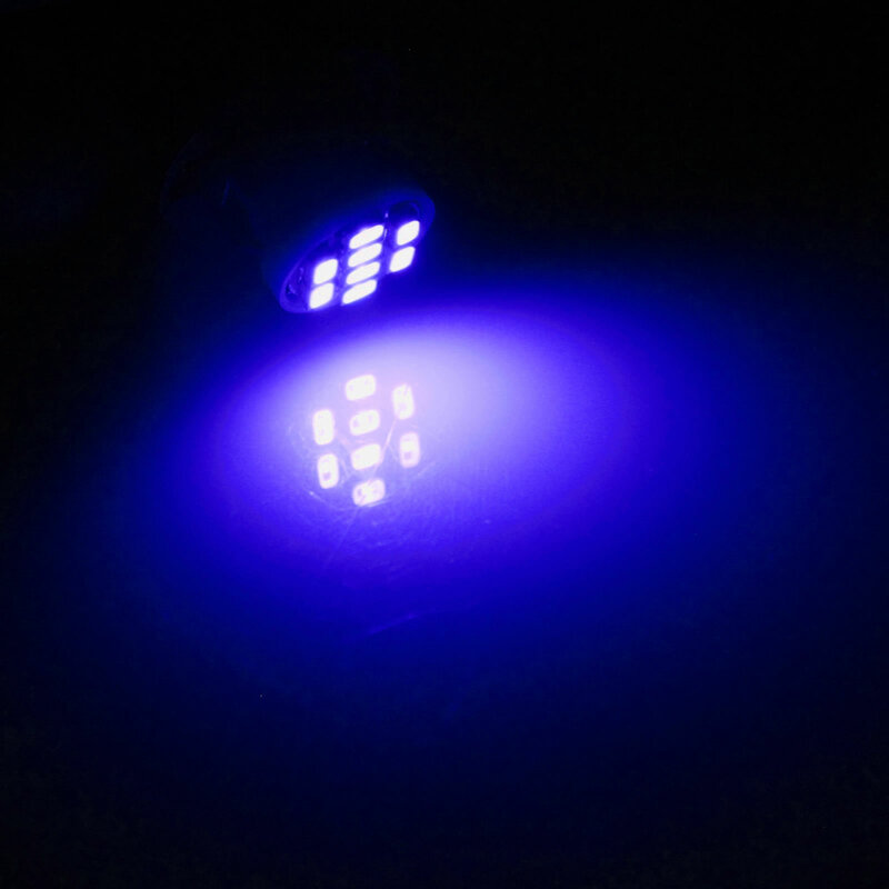 1X Синий RV T10 W5W фонарь заднего хода, фотолампы 8 излучателей 1206 SMD светодиодный 194 259 2525 A037