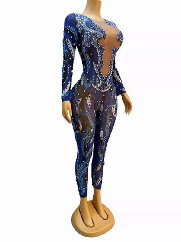 Macacão de nádegas elásticas feminino, alta qualidade, Roupa de diamante quente, novo, elegante, personalizado, quente, 2024