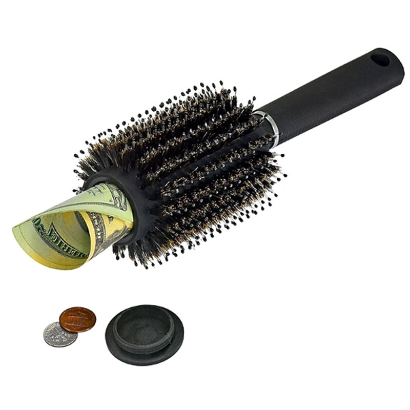 Tipo di spazzola per capelli Secret Safe un nuovo tipo di cassaforte nascosta, utilizzata per nascondere denaro e oggetti di valore segreti con un coperchio staccabile