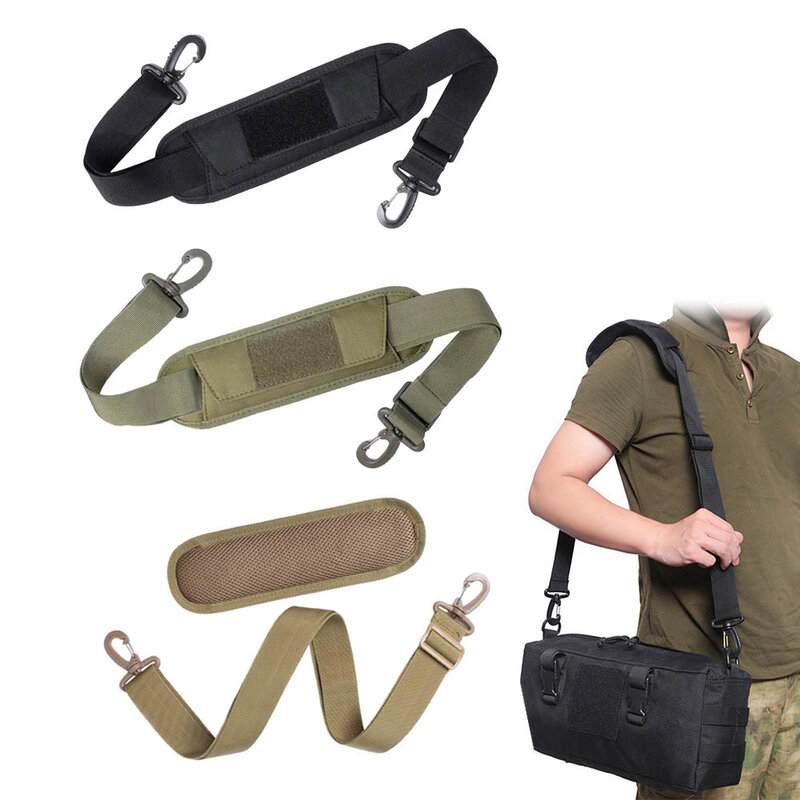حزام كتف نايلون قابل للتعديل بديل ، قابل للإزالة ، وسادة مبطنة ، حزام حقيبة عالمي