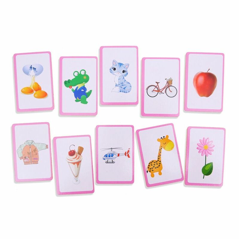 Kids Math Toy Double Side Letter Number Flash Card Baby Learning Cards Children Cognition Card Montessori Educational Toy