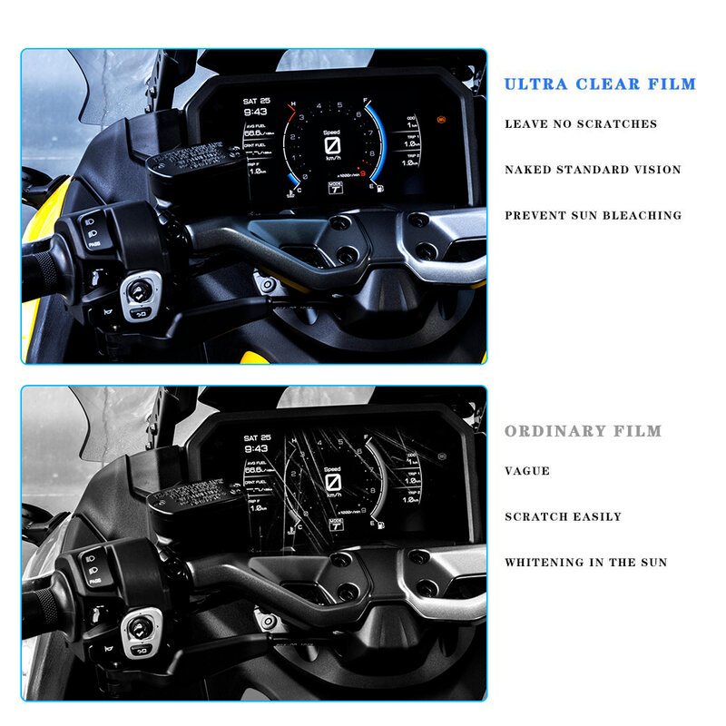 야마하 TMAX 560 테크 맥스 2022-오토바이 스크래치 클러스터 보호 장비, 필름 액세서리, 스크린 대시보드