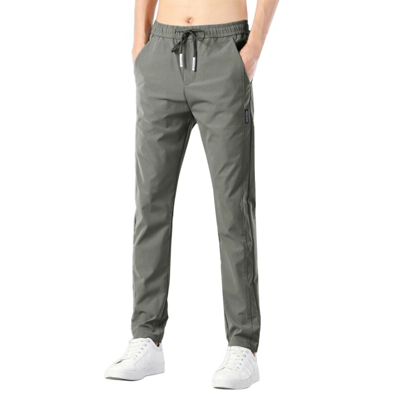 Pantalones de chándal para correr para hombre, chándal informal y cómodo, de secado rápido, elásticos, talla grande, novedad