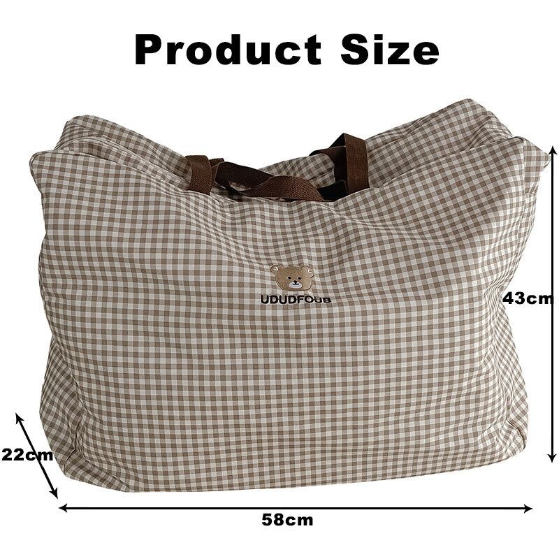 กระเป๋า Koper anak-anak ใส่ผ้านวมของเด็กอนุบาลกระเป๋าคุณแม่กระเป๋าผ้าแคนวาสกระเป๋าเก็บของกันน้ำ tas bersalin จัดระเบียบ