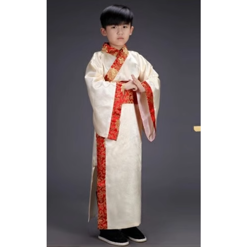 Vestido hanfu para crianças, traje chinês antigo para crianças, roupa folclórica para dança, sete fadas, vestido tradicional para meninas