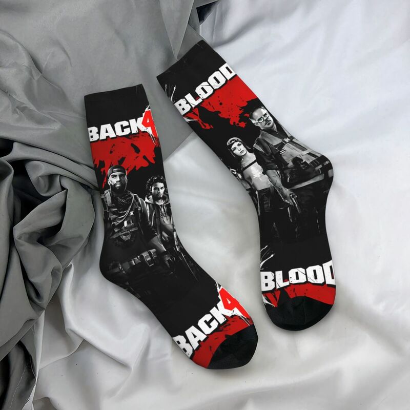 Calcetines divertidos y divertidos para hombre, medias Retro Harajuku b-back 4 Blood Hip Hop, sin costuras, regalo impreso