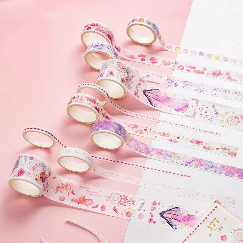 Customized Product Custom Hand Account Cute Tape Printed Washi Tape Custom Washi Tapes