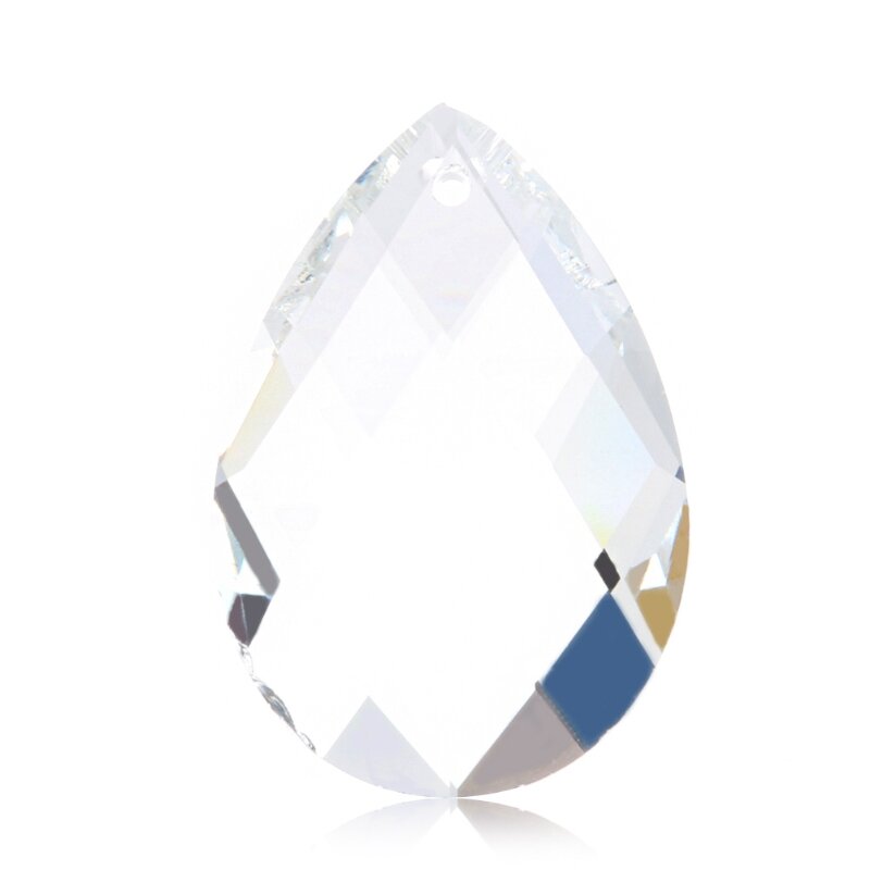 Y1UB 1pc Clear Chandelier Glass Lamp Prisms Parts Hanging Drops Pendants 38mm