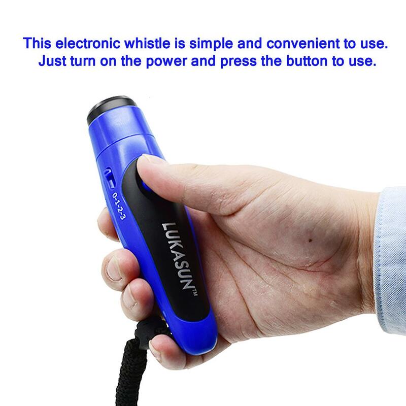 Электронный свисток для баскетбола с высоким децибелем, трехцветный перезаряжаемый телефон