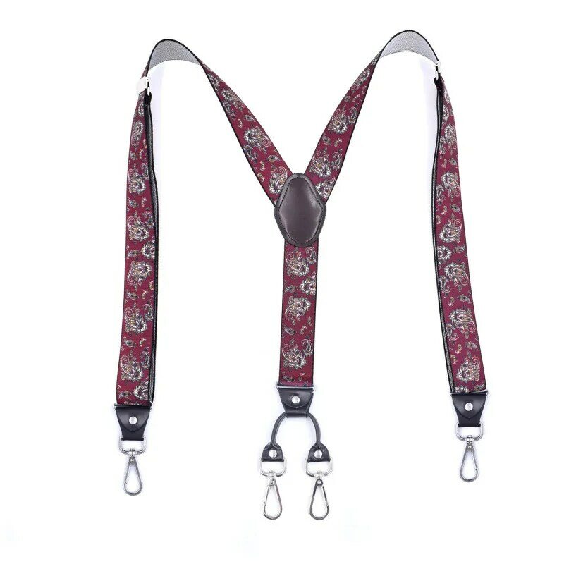 Man's Suspenders New Hook Braces Elastic Adjustable Suspensorio BretellesTirantes Casual Trousers Ligas Father's Gift
