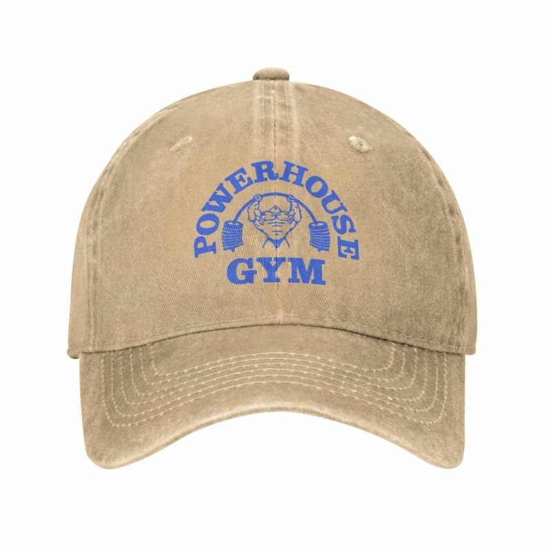 قبعة بيسبول مخصصة للرجال والنساء ، قطن ، صالة رياضية زرقاء قوية ، رياضة ، لياقة قابلة للتعديل ، قبعة أبي لبناء العضلات ، الصيف