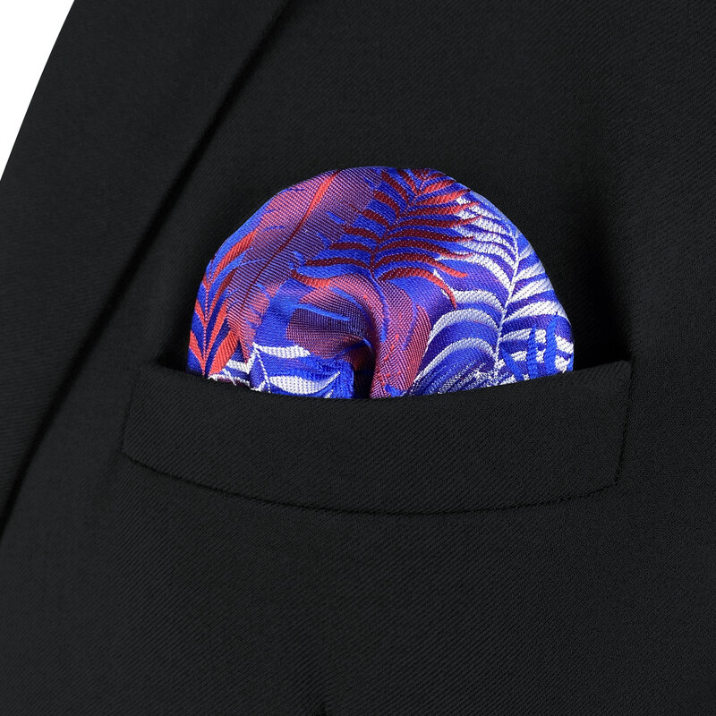 Новинка мужской Карманный платок в голубую полоску в горошек Классический Шелковый фиолетовый клетчатый платок Модный деловой платок для свадьбы