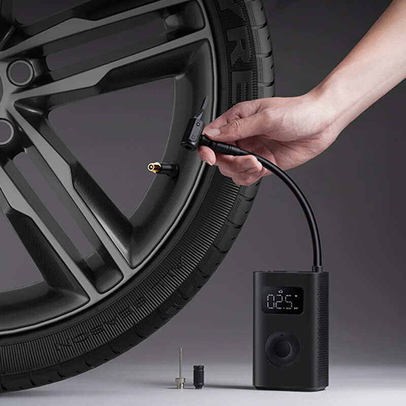 Xiaomi-Mijia Bomba de ar elétrica portátil Compressor de ar 2 Sensor de pneus Mi inflável Treasure 2 para carro e bicicleta, universal, novo, 2023