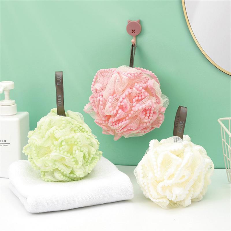 1~10PCS Bath Flower General Bubble Net Dual-purpose Soft Not Loose Bathroom Accessories Rub Back Ball Pe Massage Large