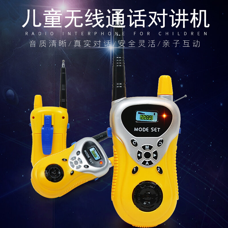 Mini zabawki walkie-talkie dla dzieci 2-pak bezprzewodowe połączenie interaktywne zabawki na świeżym powietrzu dla rodziców i dzieci