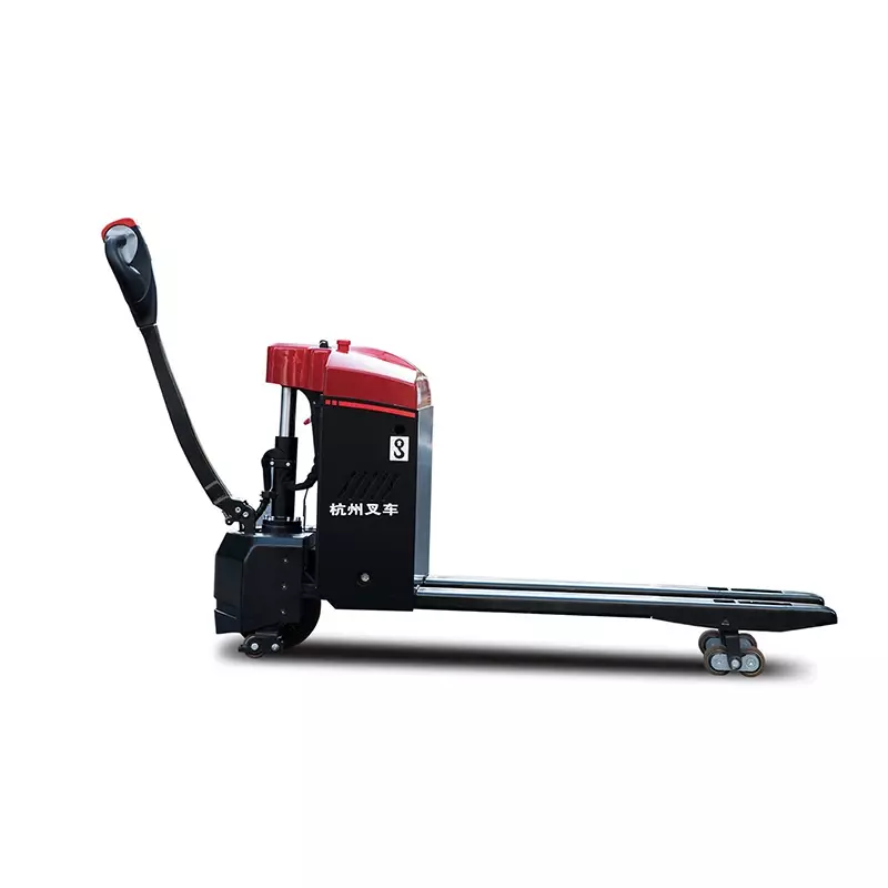 A15 A20 1.5Ton 2Ton 560mm 680mm Lead Acid Battery Small Electric Walkie Pallet Jack Powered Pallet Truck