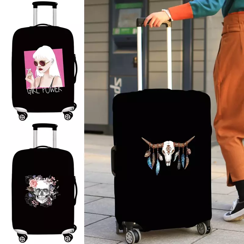 Reise abdeckung Gepäck abdeckung elastischer Staub Reisegepäck koffer Farbe serise 18-32 Größe verschleiß fest mehrere Stil optionen