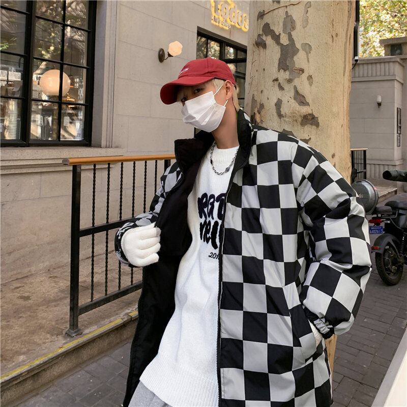 Versatile Parkas Men Loose Winter Warm Korean Style Trendy Leisure Streetwear Daily Teenagers Aesthetic Classic Languid Stylish