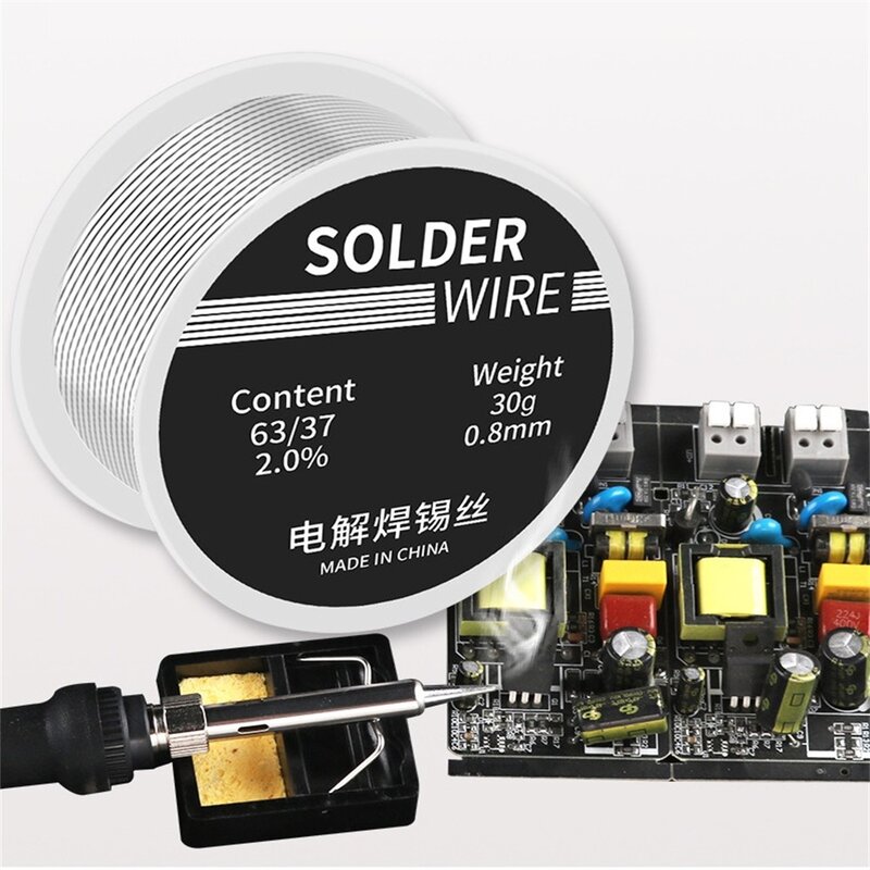 30g 0.8mm Accessories High Purity Low-melting Soldering Wire Roll Rosin Corel Solder Lighter Solder Wire Welding Wire