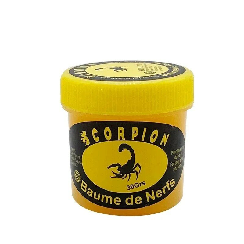 Ungüento de escorpión, crema autocalentable para aliviar la fatiga muscular, bálsamo para aliviar el dolor, reumatismo, dolor de espalda baja, golpes, yeso, 3 unidades
