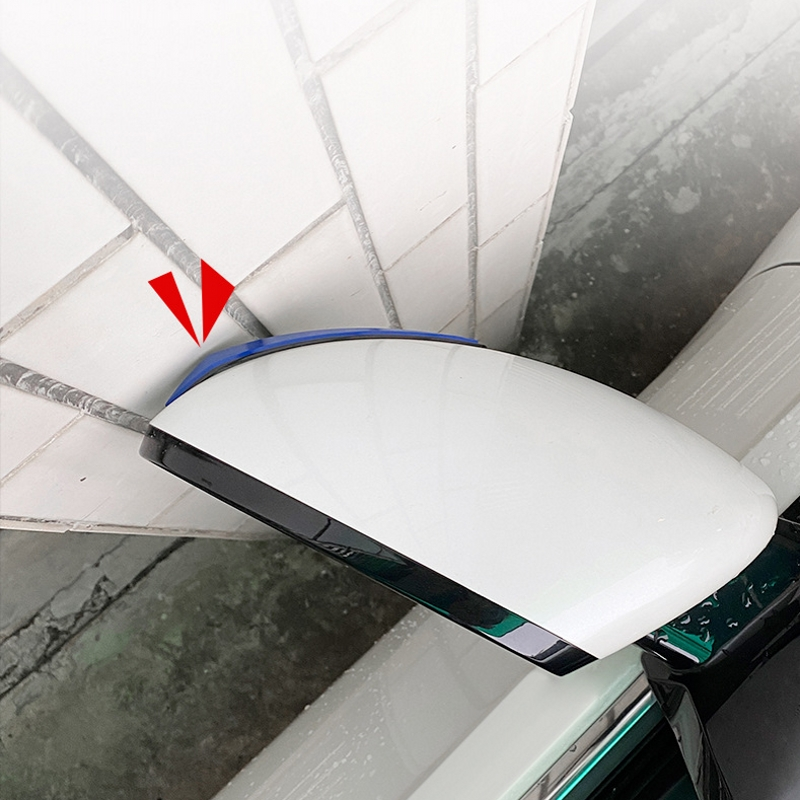 รถ Antis-Scratch Protector สติกเกอร์รถกันชน Anti-Collision Strip ยางป้องกันกระจกมองหลังกระจก Edge Guard