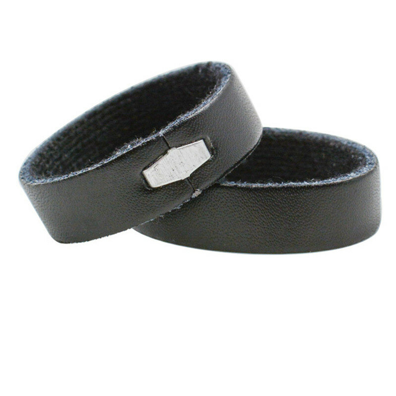 Cinturón de cuero de plástico en forma de D, piezas de hebilla de anillo para cinturón de cuero, costura artesanal, 2/5 piezas, 35/40mm