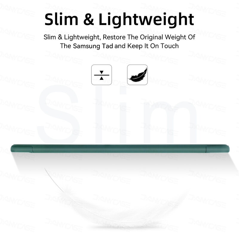 Funda de cuero PU para tableta Samsung Galaxy Tab A8, 10,5, X205, X200, S6 Lite, P610, P615, A7, T500, A7 lite, T220, S7, S8, S9