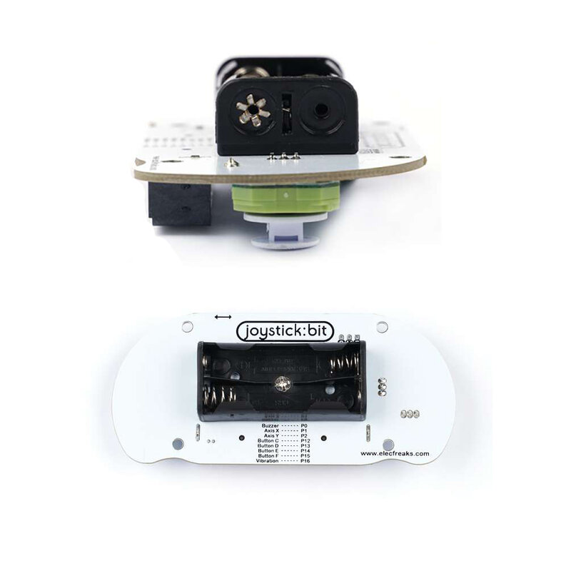 5PCS Micro:bit Joystick Eletrônico: bit V2 Kit Acrílico Case Buzzer On-board + Vibration Motor Microbit Programa Gamepad Controller